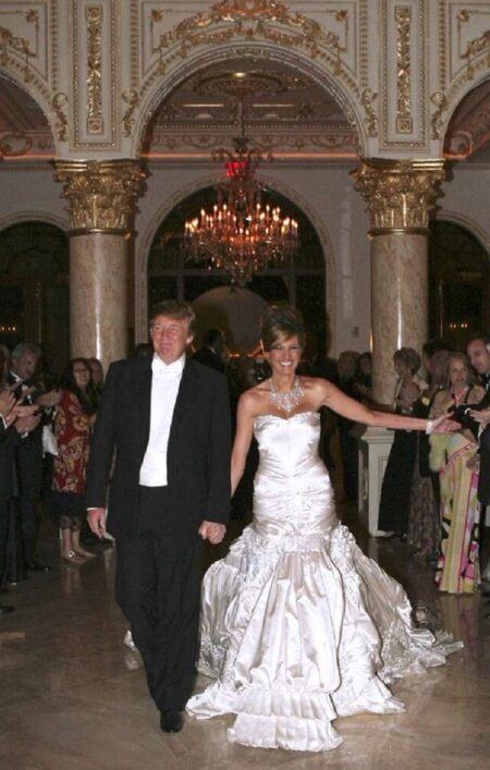 Why Is Melania Trumps Wedding Dress So Famous 