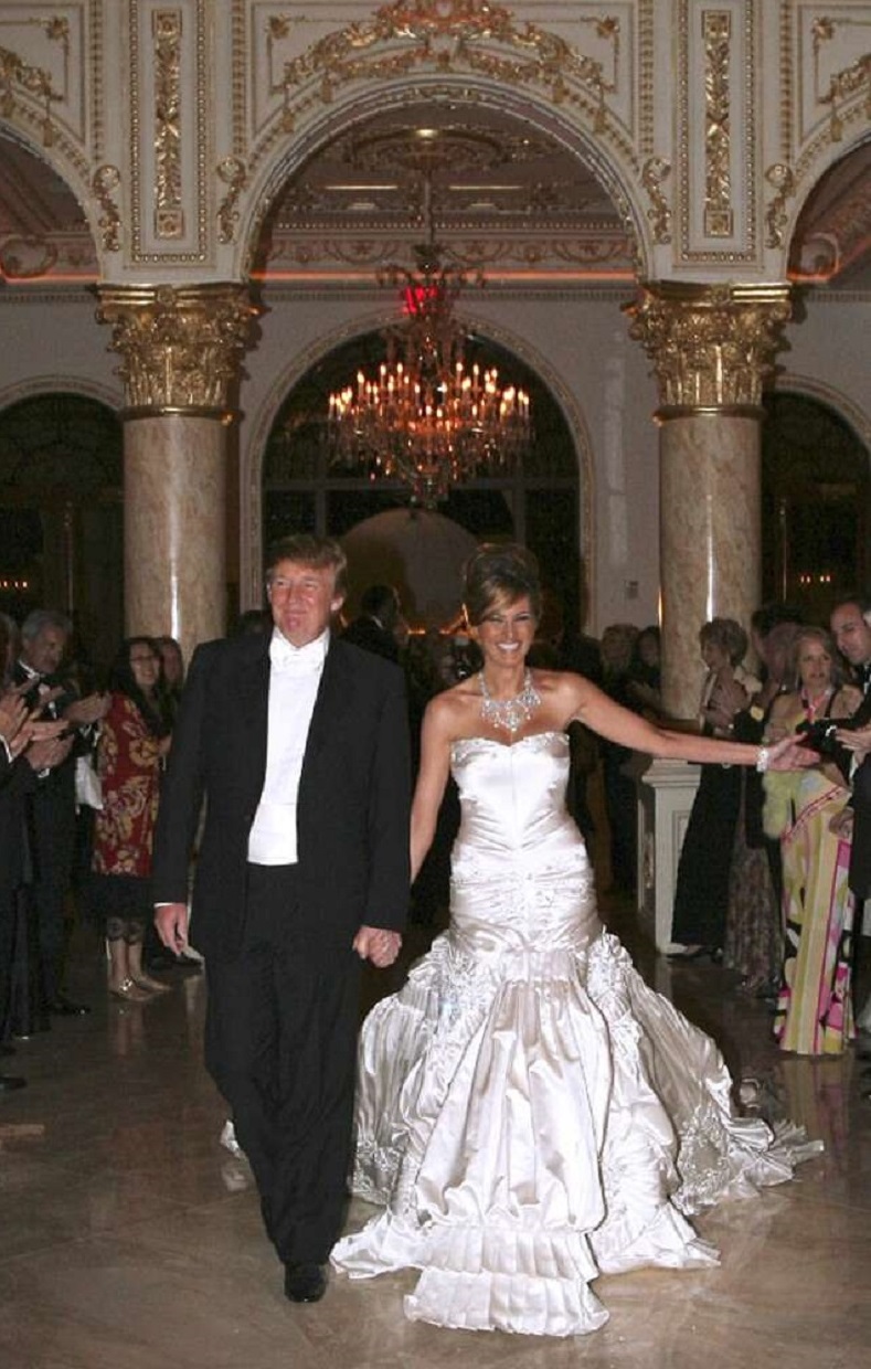 Melania trump second wedding dress pics | Query