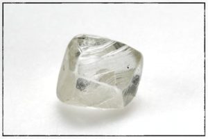 Raw diamond hexahedron shape Raw diamond hexahedron shape
