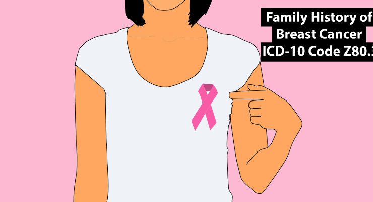 Family History of Breast Cancer ICD-10 Code Z80.3