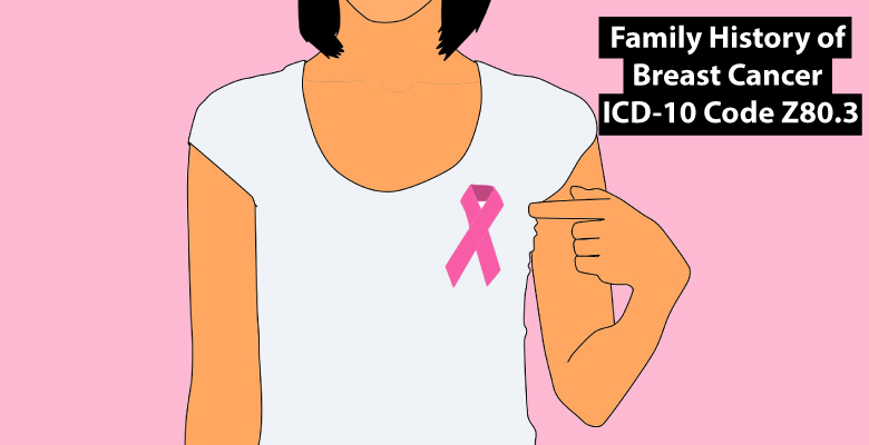 Family History of Breast Cancer ICD-10 Code Z80.3