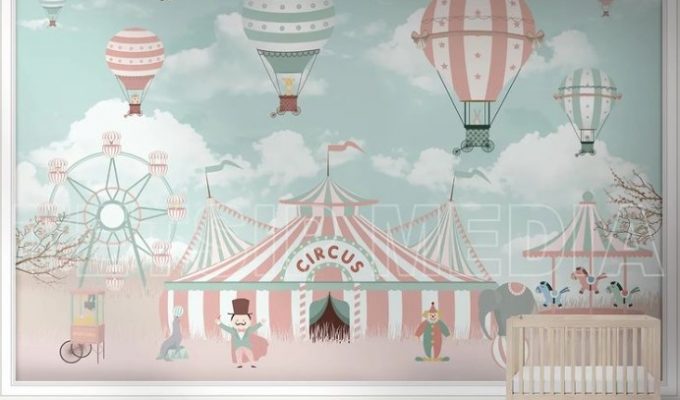 Bespoke Circus Wallpaper