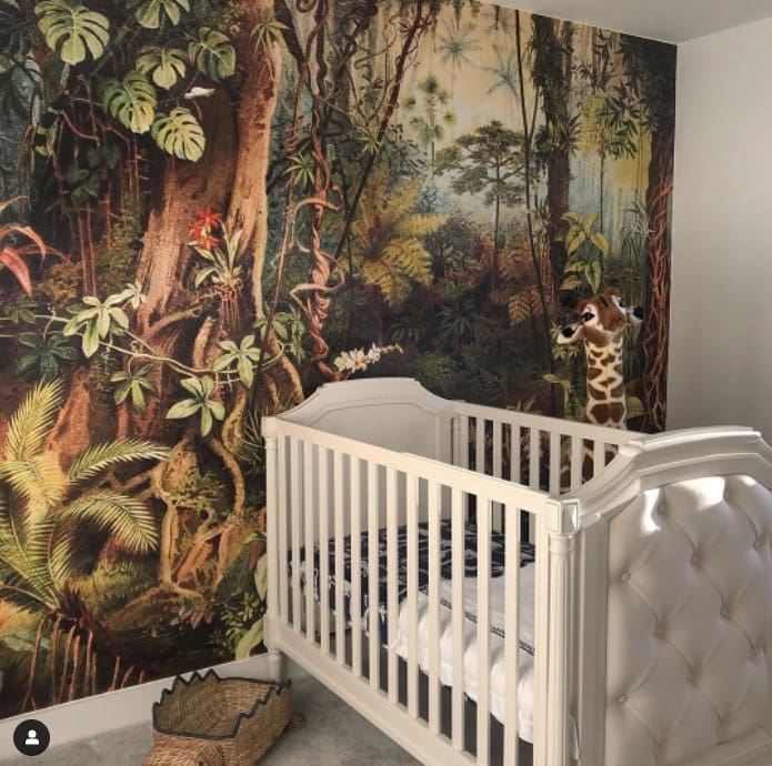 Paradise Lost Jungle Nursery Wallpaper