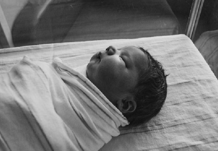 Newborns with Curly Hair