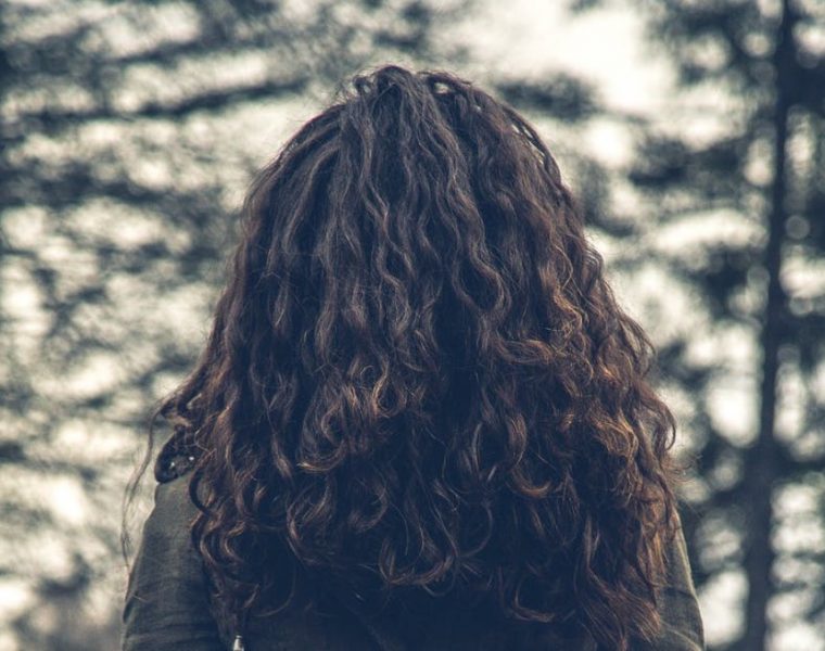 Woman With Curly Hair