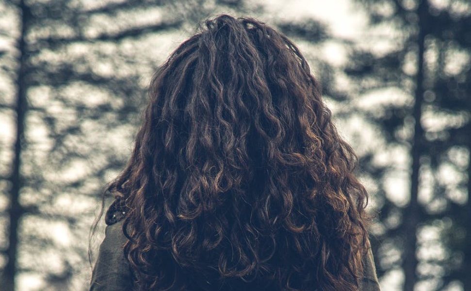 Woman With Curly Hair