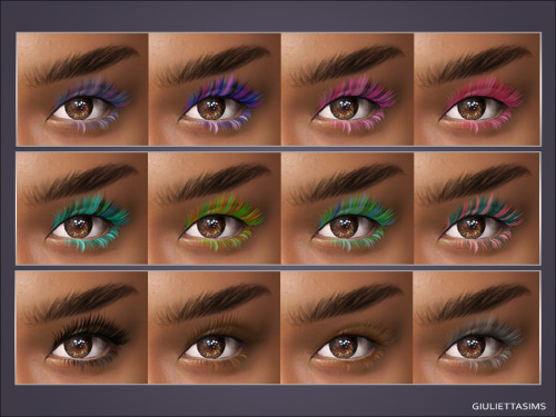 Sims4 Giuliettasims Mermaid Eyelashes