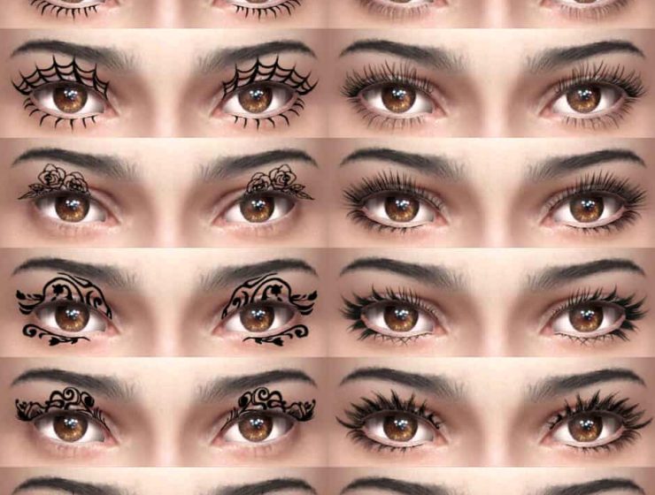 Sims4 Giuliettasims Mermaid Eyelashes