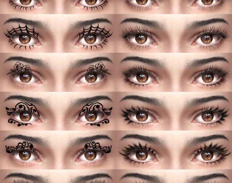 Sims4 Giuliettasims Mermaid Eyelashes