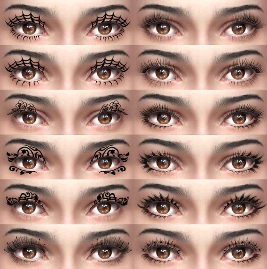 Sims4 Giuliettasims Mermaid Eyelashes