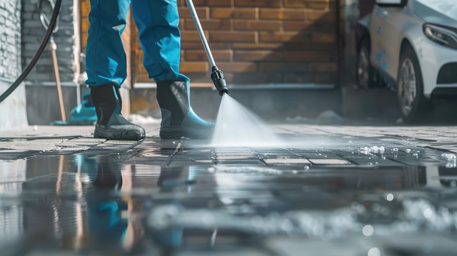 Pressure washing service